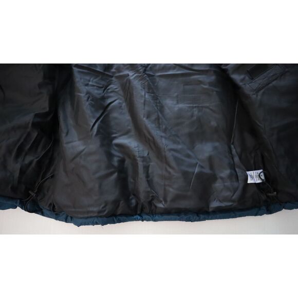 Aeropostale 3083 Men's Sz M Teal/Black Colorblock Heavyweight Puffer Jacket - Picture 8 of 13